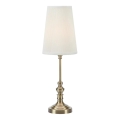 Markslöjd 108969 - Stolní lampa NOBLE 1xE14/40W/230V 56 cm bílá/mosaz