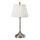 Markslöjd 108973 - Stolní lampa OXFORD 1xE14/40W/230V bílá/mosaz