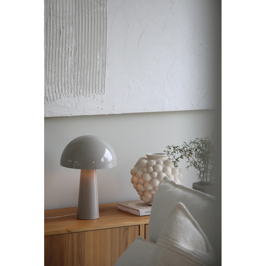 Markslöjd 108993 - Stolní lampa MANTAR 1xE14/40W/230V šedá