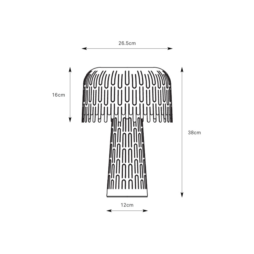 Markslöjd 109006 - Stolní lampa VERBERA 1xE14/40W/230V bílá