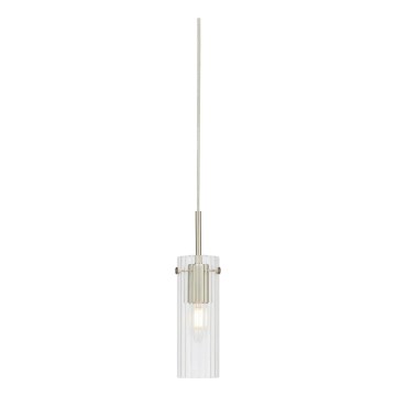 Markslöjd 109013 - Lustr na lanku TIBIA 1xE14/40W/230V čirá/mosaz