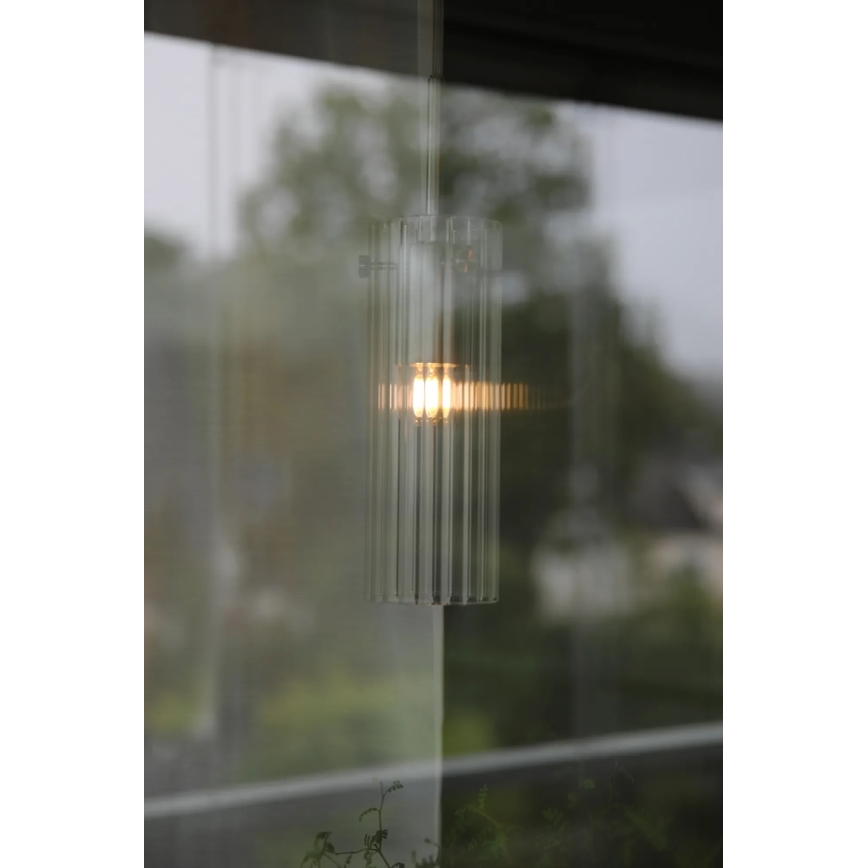 Markslöjd 109013 - Lustr na lanku TIBIA 1xE14/40W/230V čirá/mosaz