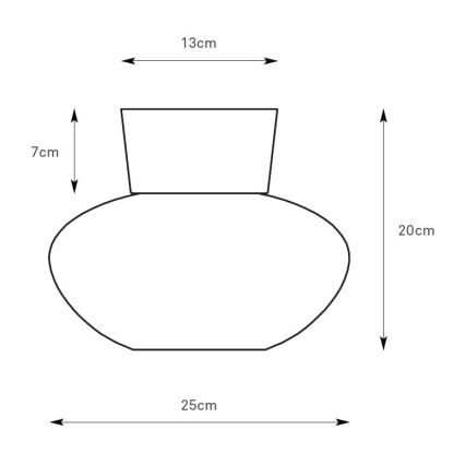 Markslöjd 109025 - Stropní svítidlo MALAGA 1xE27/40W/230V pr. 25 cm matný chrom