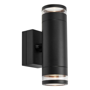 Markslöjd 109104 - LED Stmívatelné venkovní nástěnné svítidlo LUNO 2xLED/4,9W/230V IP65 černá