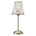 Markslöjd 109125 - LED Stmívatelná nabíjecí dotyková stolní lampa LIORA 1xE14/2W/2000 mAh mosaz