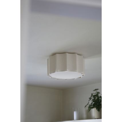 Markslöjd 109134 - Stropní svítidlo OLEA 2xE27/11W/230V pr. 35 cm len