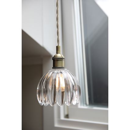 Markslöjd 109136 - Lustr na lanku GOTA 1xE14/40W/230V mosaz/čirá