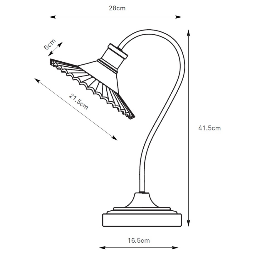 Markslöjd 109151 - Stolní lampa NOVIA 1xE27/60W/230V černá/kouřová šedá