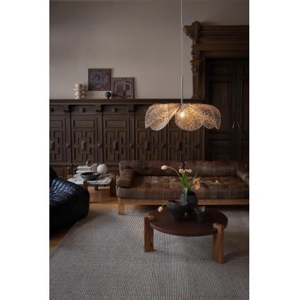Markslöjd 109170 - Lustr na lanku STYRKA 1xE27/40W/230V pr. 75 cm béžová