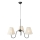 Markslöjd 109172 - Lustr na lanku VEYA 3xE14/40W/230V pr. 90 cm len/černá