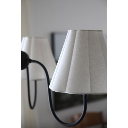 Markslöjd 109172 - Lustr na lanku VEYA 3xE14/40W/230V pr. 90 cm len/černá