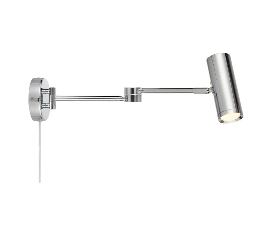 Markslöjd 109182 - LED Stmívatelná nástěnná lampička ARLO LED/4,9W/230V chrom 109182 Lesklý chrom