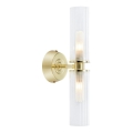 Markslöjd 109236 - Koupelnová nástěnná lampa RIMINI 2xG9/20W/230V IP44 mosaz