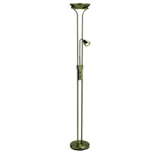 Markslöjd 111247 - Stmívatelná stojací lampa DETROIT 1xR7s/230W/230V + 1xGU10/35W bronz