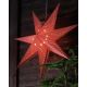 Markslöjd 702785 - Vánoční dekorace GULLI 1xE14/25W/230V hvězda 75 cm červená