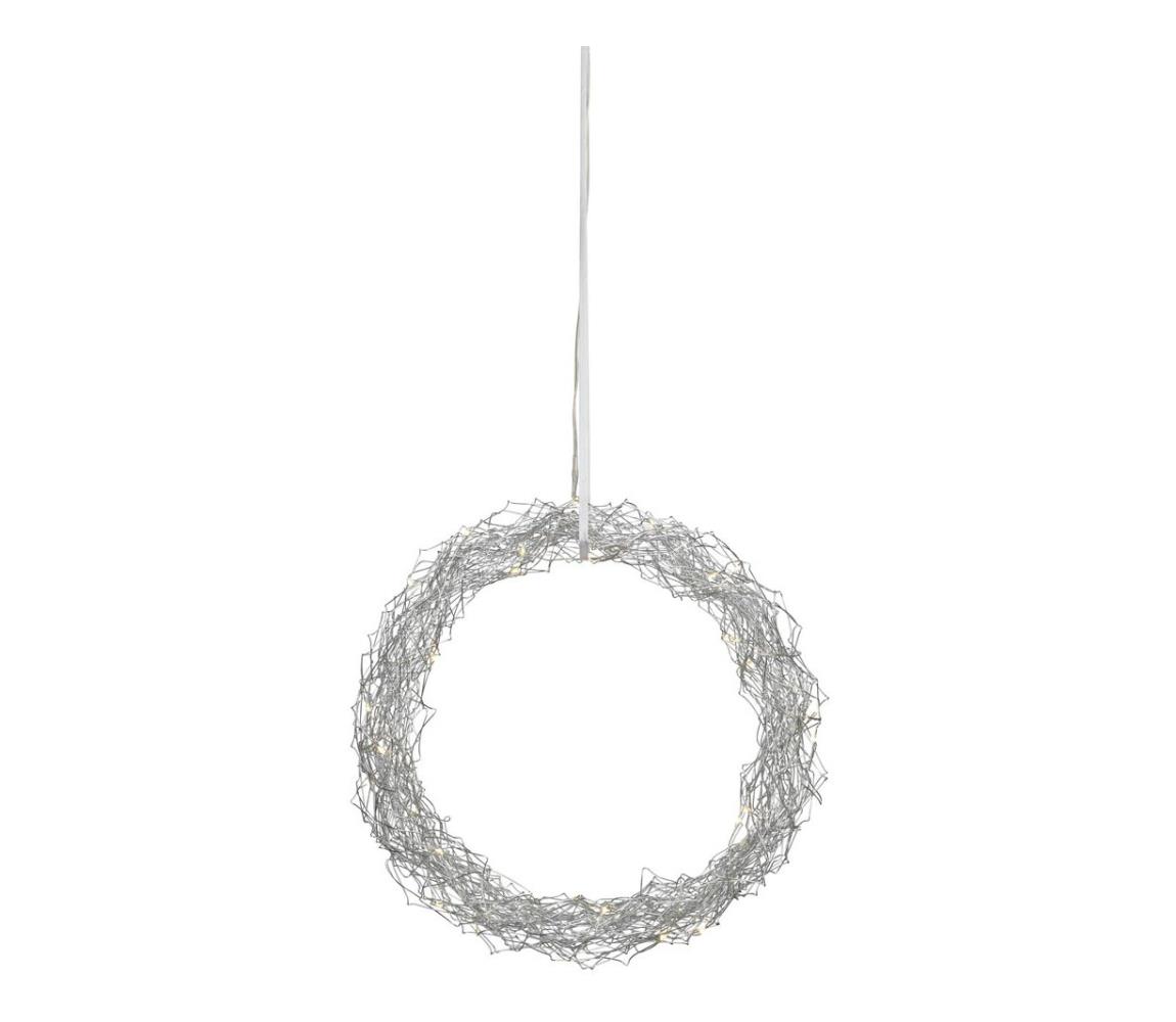 Markslöjd Markslöjd 703442 - LED Vánoční dekorace JULLE 30xLED/0,03W/4,5V stříbrná ML0860