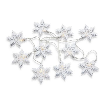 Markslöjd 703747 - LED  řetěz PRINCE 10xLED/3xAA 2,15m teplá bílá