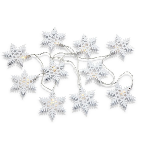 Markslöjd 703747 - LED Vánoční řetěz PRINCE 10xLED/3xAA 2,15m teplá bílá