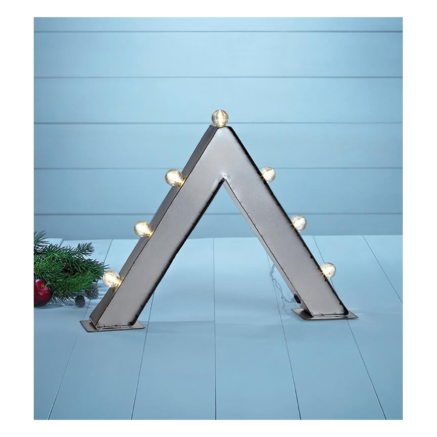 Markslöjd 703785 - LED Vánoční dekorace JÄRNERUD 7xLED/0,06W/3xAA