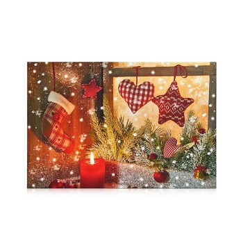Markslöjd 704359 - LED Svítící dekorační obraz CANVAS LED/0,18W/3xAA