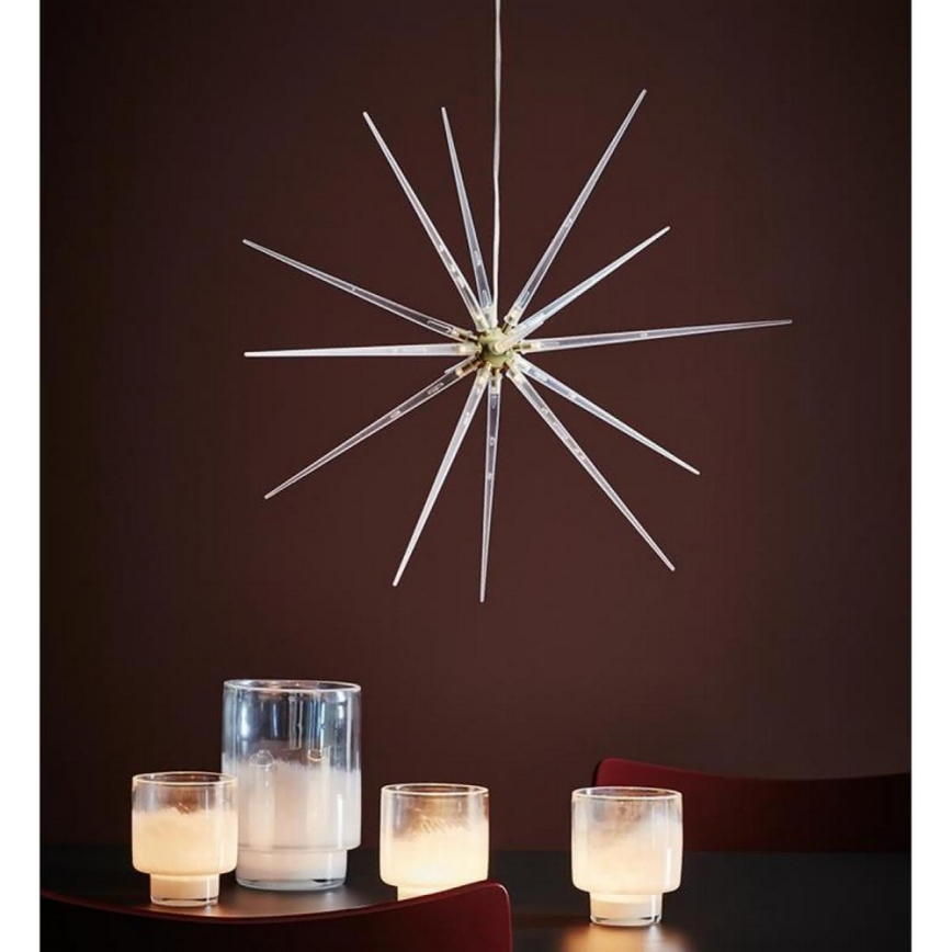 Markslöjd 704429 - LED Vánoční dekorace BRIGHT LED/4xAA žlutá