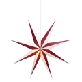 Markslöjd 704523 - Vánoční dekorace ALVA 1xE14/25W/230V červená/bílá 75 cm