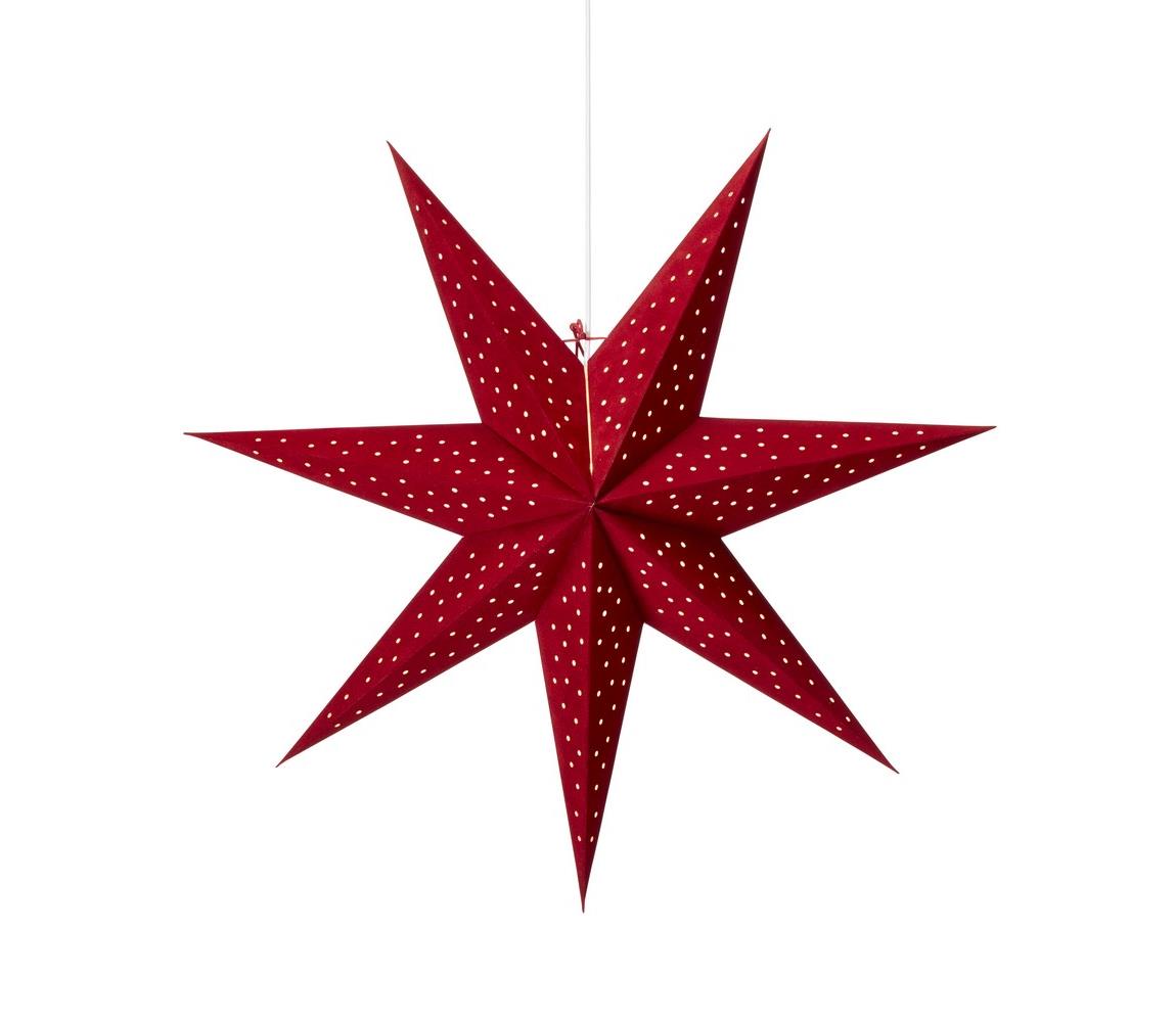 Markslöjd Markslöjd 704902 - Vánoční dekorace CLARA 1xE14/6W/230V 75 cm červená ML0848
