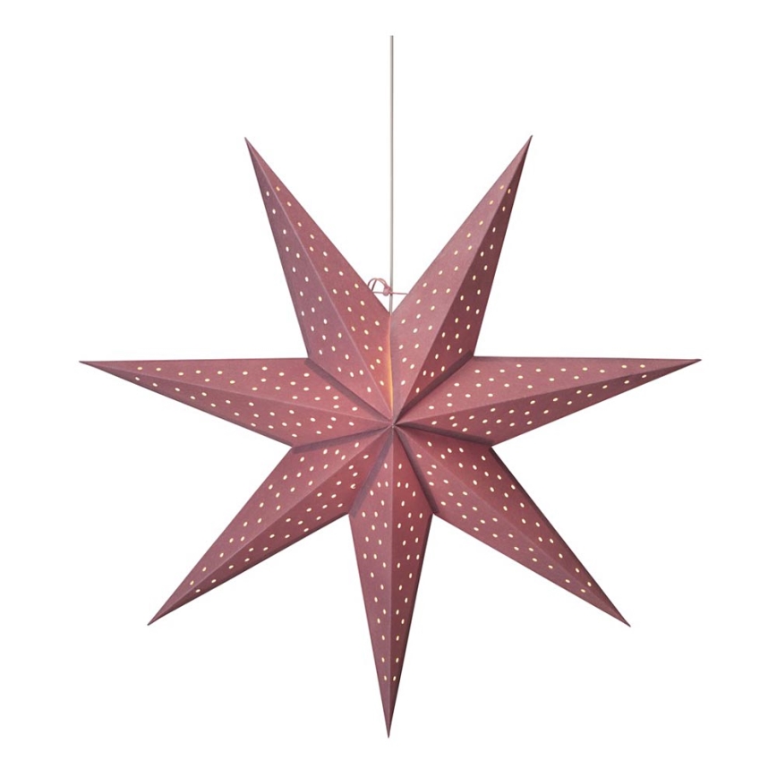 Markslöjd 704904 - Vánoční dekorace CLARA 1xE14/6W/230V 75 cm růžová