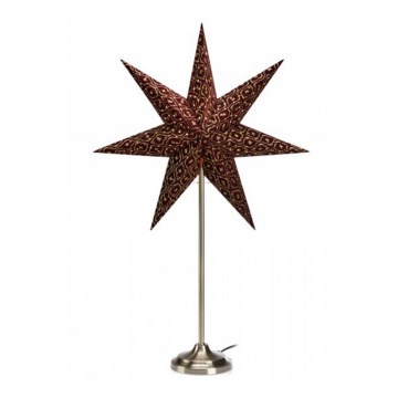 Markslöjd 705313 - Vánoční dekorace BAROQUE 1xE14/25W/230V 65 cm vínová