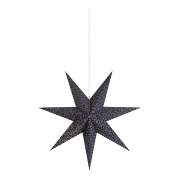 Markslöjd 705317 - Vánoční dekorace BAROQUE 1xE14/25W/230V pr. 75 cm modrá