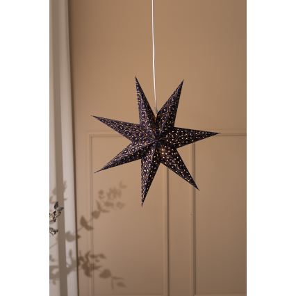 Markslöjd 705317 - Vánoční dekorace BAROQUE 1xE14/25W/230V pr. 75 cm modrá