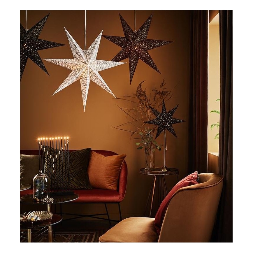 Markslöjd 705320 - Vánoční dekorace BAROQUE 1xE14/25W/230V 75 cm