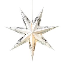 Markslöjd 705548 - Vánoční dekorace TILDE 1xE14/25W/230V pr. 45 cm bílá/zlatá