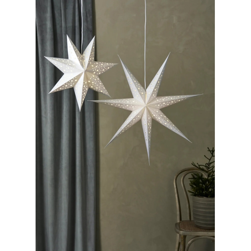 Markslöjd 705612 - LED Vánoční dekorace BLANK LED/0,2W/3xAA pr. 45 cm stříbrná