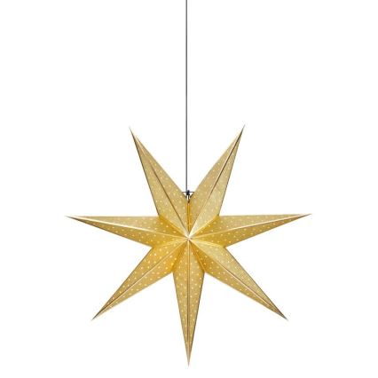 Markslöjd 705790 - Vánoční dekorace GLITTER 1xE14/25W/230V pr. 75 cm zlatá