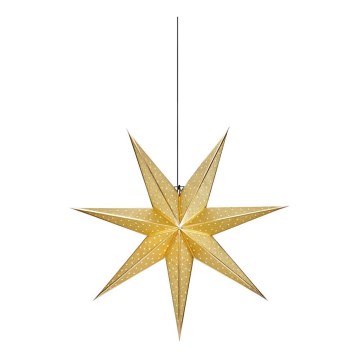 Markslöjd 705791 - Vánoční dekorace GLITTER 1xE14/25W/230V pr. 45 cm zlatá