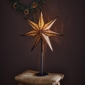 Markslöjd 705796 - Vánoční dekorace GLITTER 1xE14/25W/230V 65 cm bronzová/černá