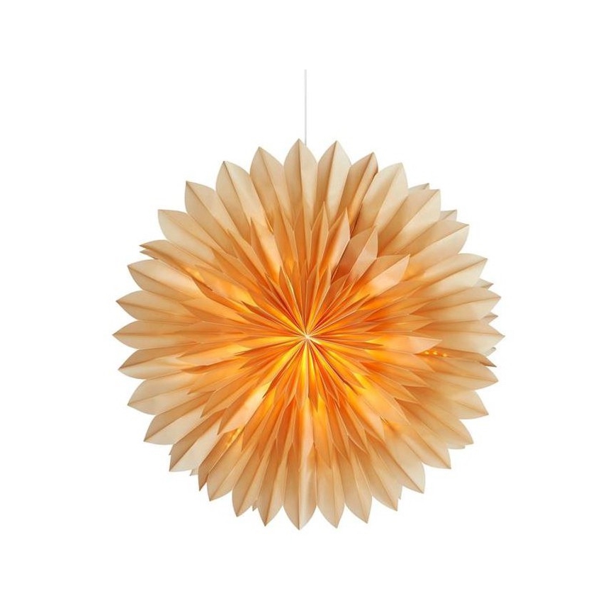 Markslöjd 705916 - Vánoční dekorace SOLINA 1xE14/25W/230V pr. 58 cm bílá