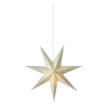 Markslöjd 705929 - Vánoční dekorace LIVELY 1xE14/6W/230V pr. 45 cm šedá