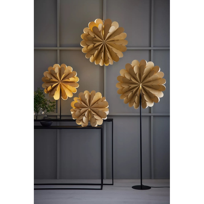 Markslöjd 705950 - Vánoční dekorace MARAVILLA 1xE14/25W/230V 68 cm zlatá/černá