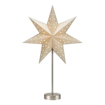 Markslöjd 706053 - LED Vánoční dekorace MATHILDA LED/0,2W/3xAA 68 cm béžová/matný chrom