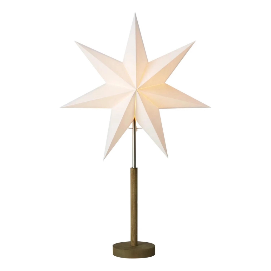 Markslöjd 706214 - Vánoční dekorace SPERANZA 1xE14/6W/230V pr. 45 cm borovice/krémová