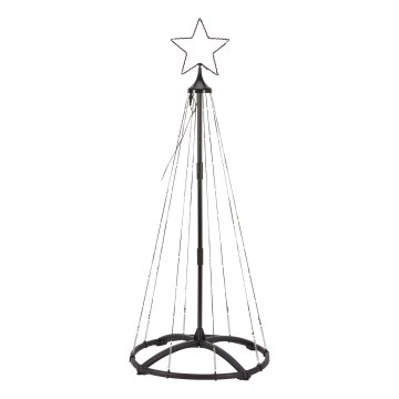 Markslöjd 706328 - LED Venkovní vánoční dekorace ABETO 90xLED/2,7W/230V 1,2m IP44 černá