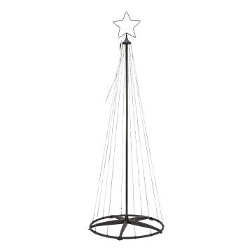 Markslöjd 706329 - LED Venkovní vánoční dekorace ABETO 200xLED/2,7W/230V 2m IP44 černá