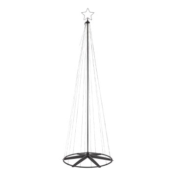 Markslöjd 706330 - LED Venkovní vánoční dekorace ABETO 380xLED/3,6W/230V 3m IP44 černá