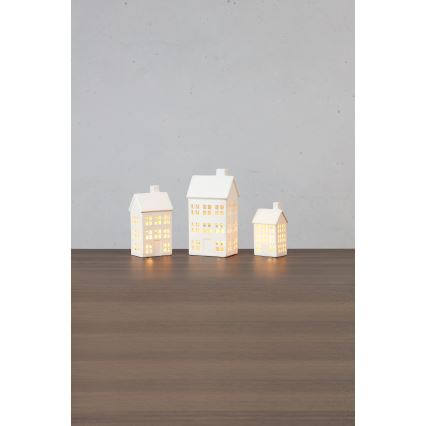 Markslöjd 706349 - SADA 3x LED Stmívatelná nabíjecí vánoční dekorace ETON LED/0,1W/3,7V 150 mAh + dálkové ovládání