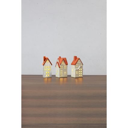 Markslöjd 706351 - SADA 3x LED Stmívatelná nabíjecí vánoční dekorace MOLTON LED/0,1W/3,7V 150 mAh + dálkové ovládání