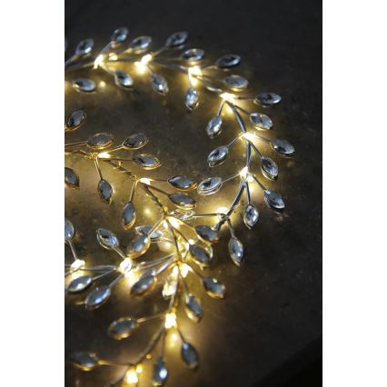 Markslöjd 706558 - LED Vánoční dekorace ARIA LED/3,12W/2xAA zlatá