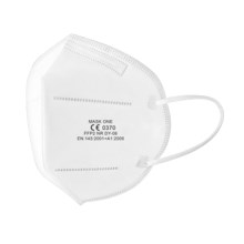 Mask One respirátor FFP2 NR - CE 0370 bílý 1ks dětská velikost
