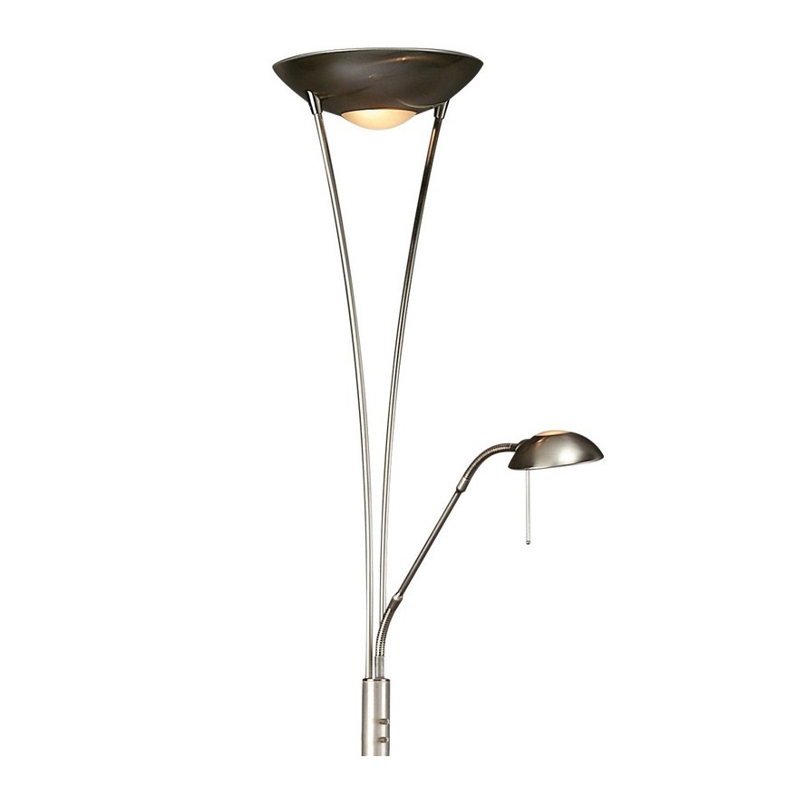 Philips Massive 42070/17/10 - Stmívací stojací lampa MAMO 1xR7S118/300W + 1xG9/40W chrom mat.